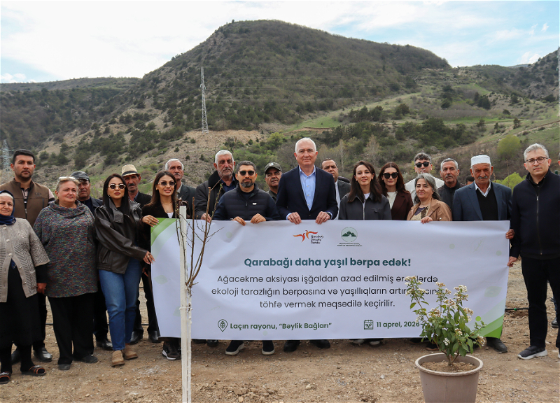 Qarabağ Dirçəliş Fondunun dəstəyi ilə Laçının tarixi “Bəylik Bağları”nın bərpası həyata keçirilir - FOTO