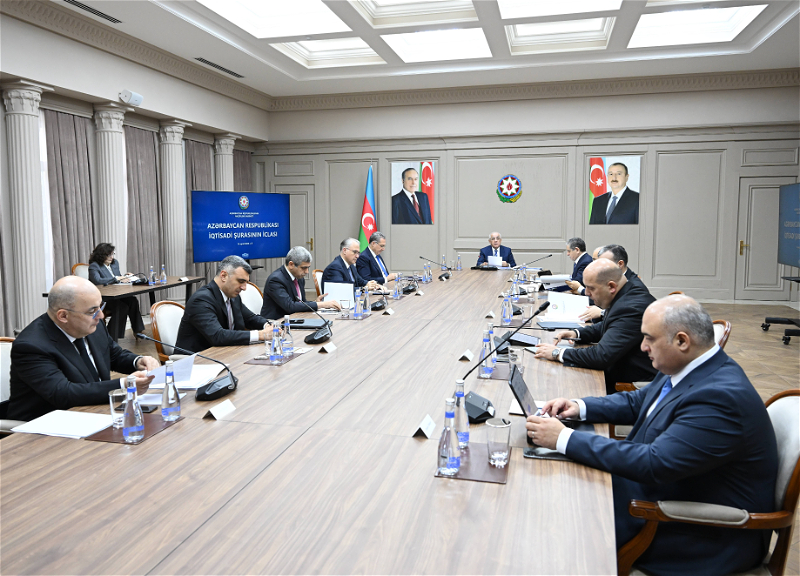 İqtisadi Şuranın növbəti iclası keçirilib