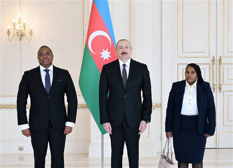 Dövlət Başçısı Esvatininin Azərbaycanda yeni təyin olunmuş səfirini qəbul edib - FOTO