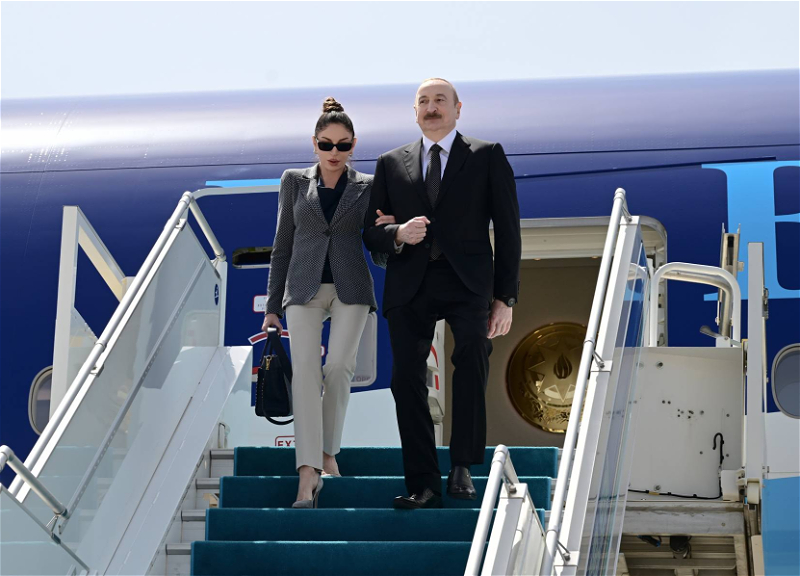 İlham Əliyev Türkiyəyə işgüzar səfərə gedib