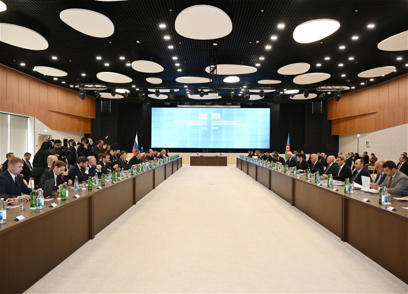 Состоялось 24-е заседание Азербайджано-российской государственной комиссии по вопросам экономического сотрудничества - ФОТО