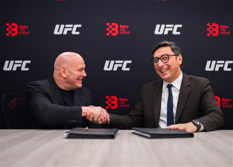 UFC and Azerbaijan sign multi-year contract to host tournaments in Baku until 2028 - PHOTO