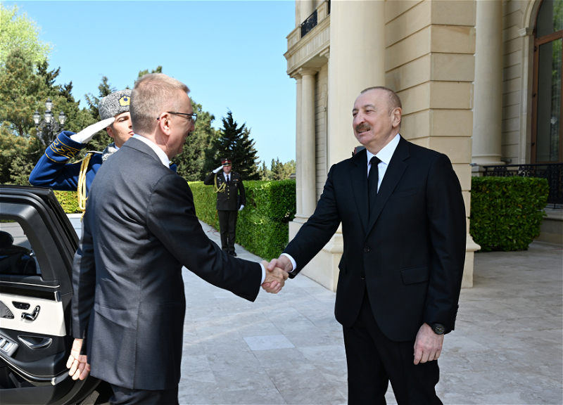 Состоялась церемония официальной встречи Президента Латвии - ФОТО