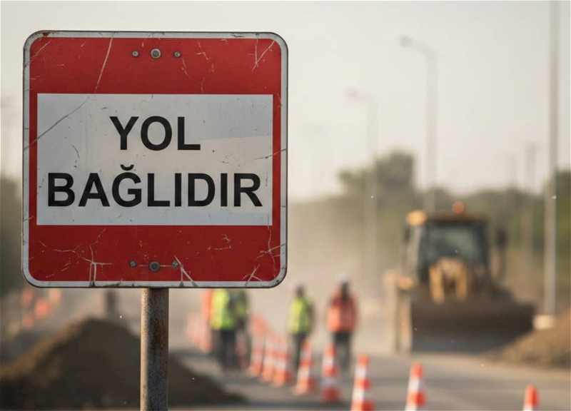 До конца апреля закрыт участок трассы Муганлы-Исмаиллы-Габала