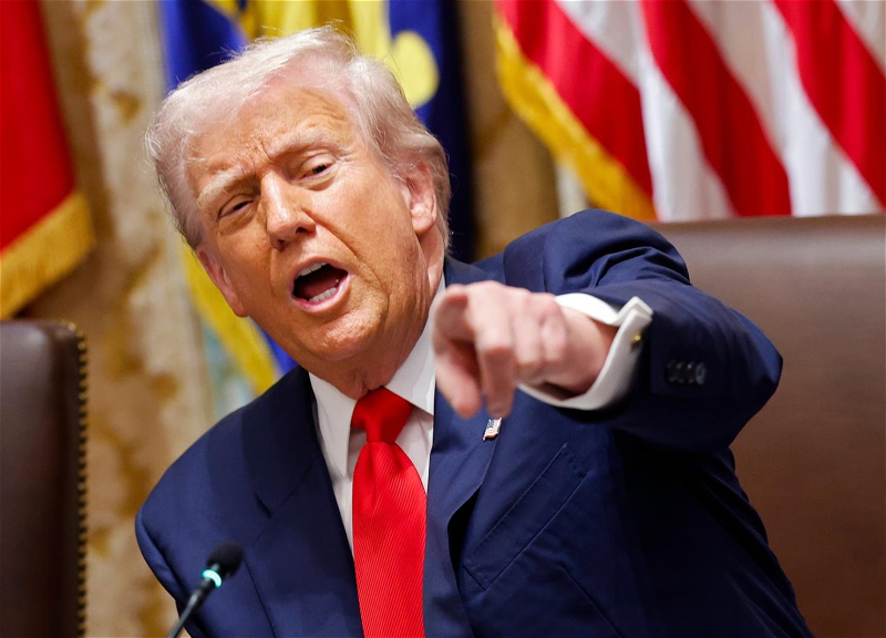 Trump says he is not rushing Iran on a deal