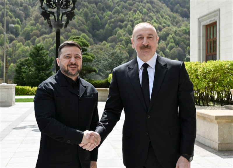 Ukrayna Prezidenti Volodimir Zelenski Azərbaycanda işgüzar səfərdədir