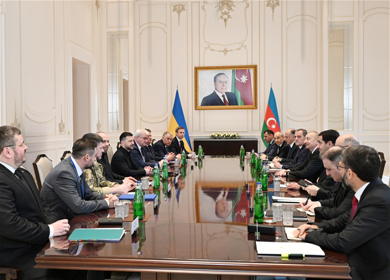 В Габале проходит встреча президентов Азербайджана и Украины в расширенном составе