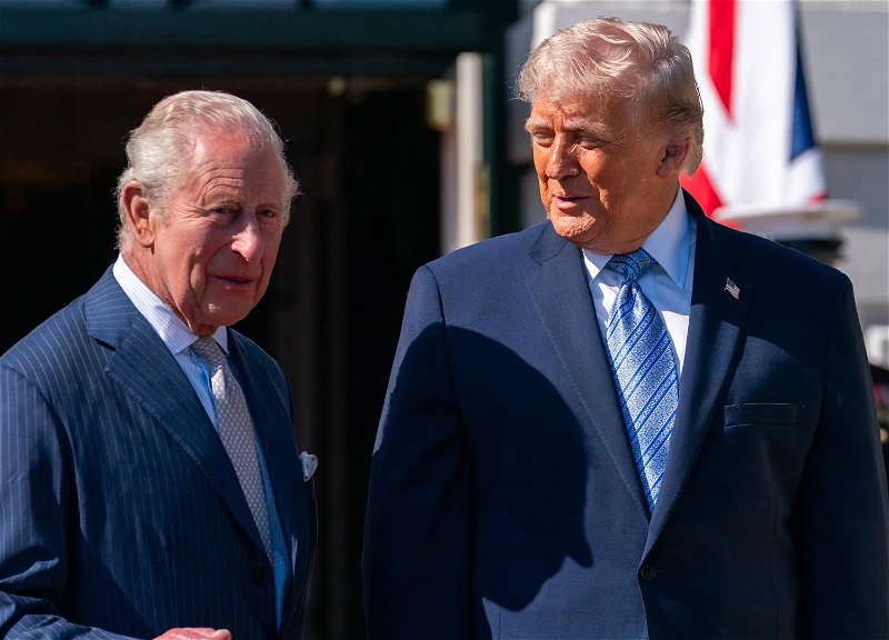 Trump violates protocol during meeting with King of Great Britain - VIDEO