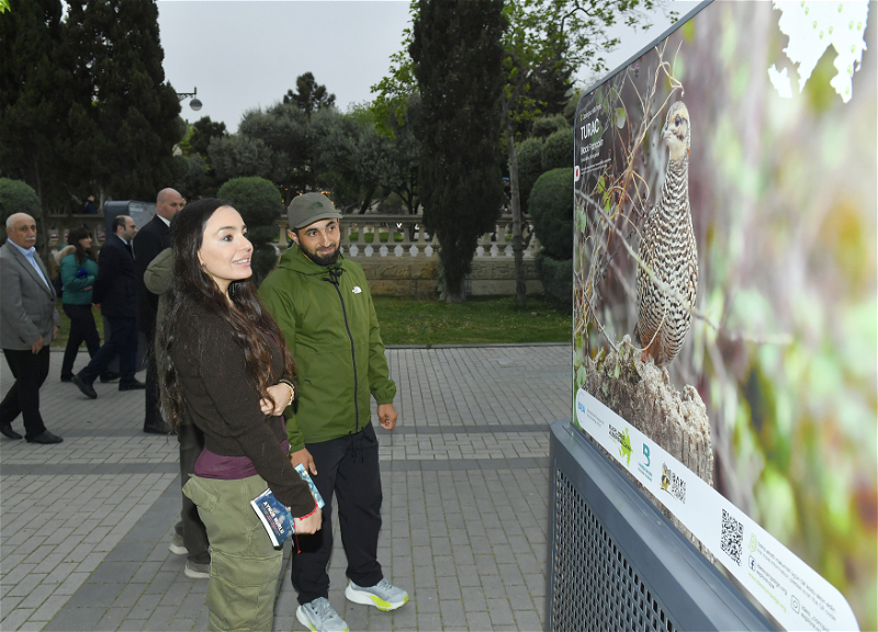 Leyla Aliyeva attends opening of exhibition titled “In the footsteps of Azerbaijan’s nature” - FOTO