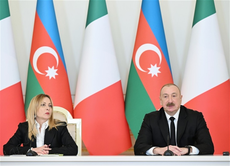 Prezidentin sosial şəbəkə hesablarında Ciorcia Meloninin Azərbaycana səfəri ilə bağlı videoçarx paylaşılıb