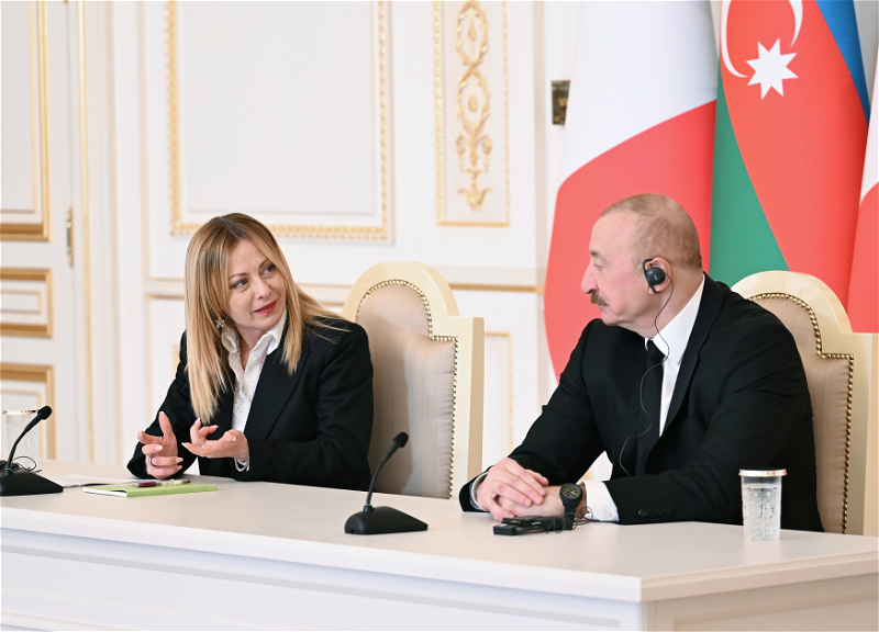 Support in turbulent times: Giorgia Meloni calls relations with Azerbaijan a 'proven benchmark' - VIDEO