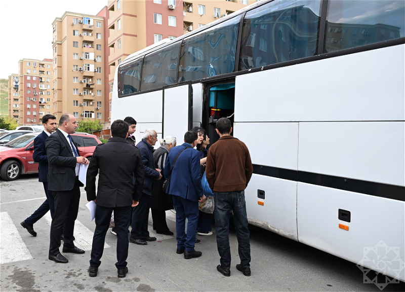 Ağdam və Xocavənd şəhərlərinə növbəti köç karvanları yola salınıb