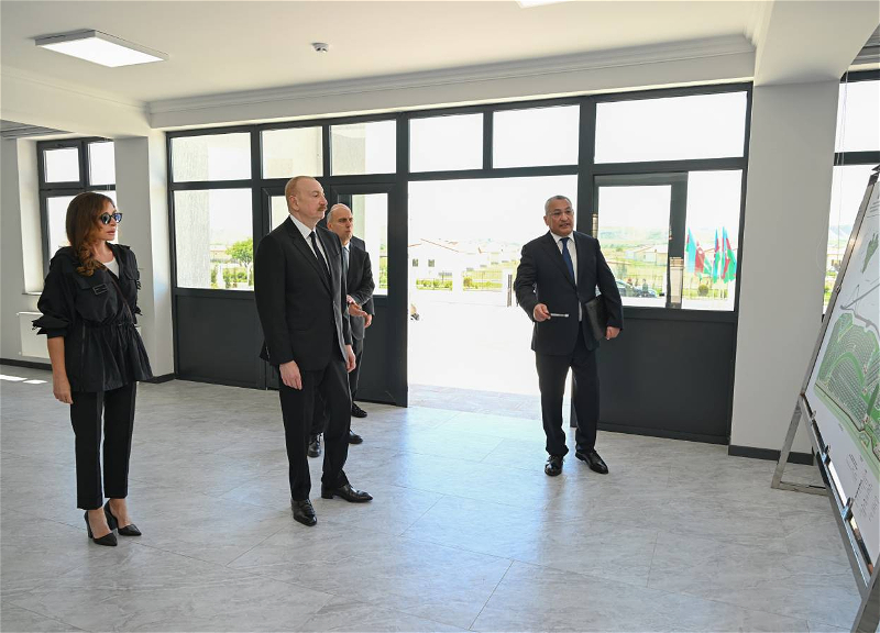 İlham Əliyev Cəbrayıl rayonunun Şükürbəyli kəndinin açılışında iştirak edib - FOTO