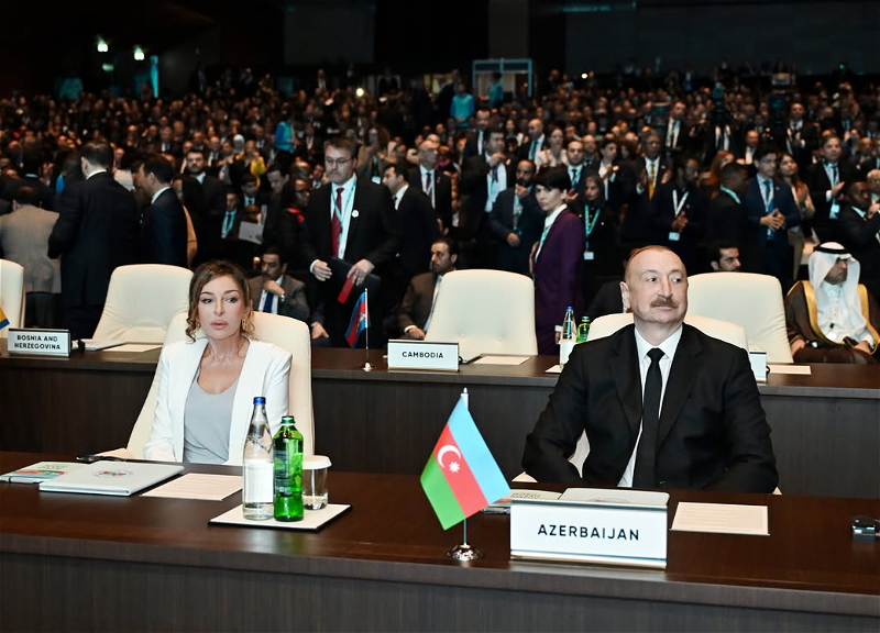 Мехрибан Алиева поделилась публикацией с церемонии открытия WUF13 - ФОТО