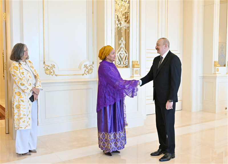 Ilham Aliyev receives UN deputy secretary-general - PHOTO