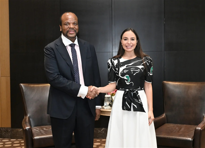 Leila Aliyeva meets with king of Eswatini - PHOTO