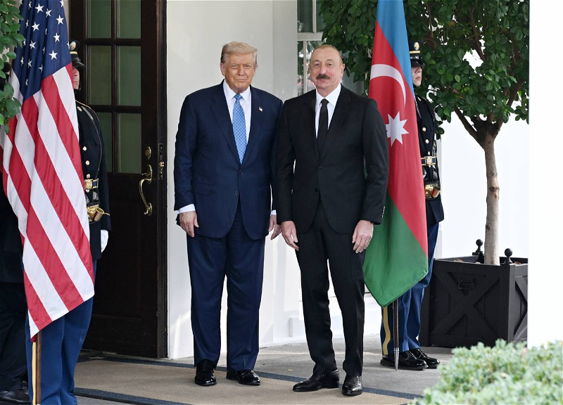 President Donald Trump congratulates President Ilham Aliyev