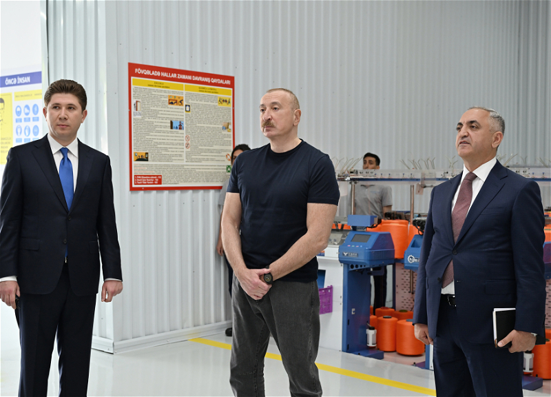 Xankəndidə iş əlcəkləri istehsalı müəssisəsinin açılışı olub - FOTO