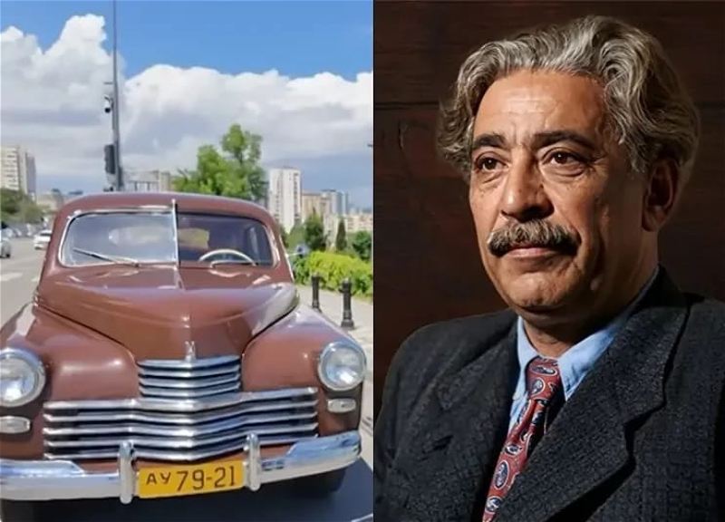 Samed Vurgun's car returned to Baku after 51 years - video