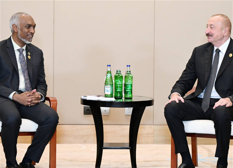 Maldiv Prezidenti Azərbaycan liderini təbrik edib