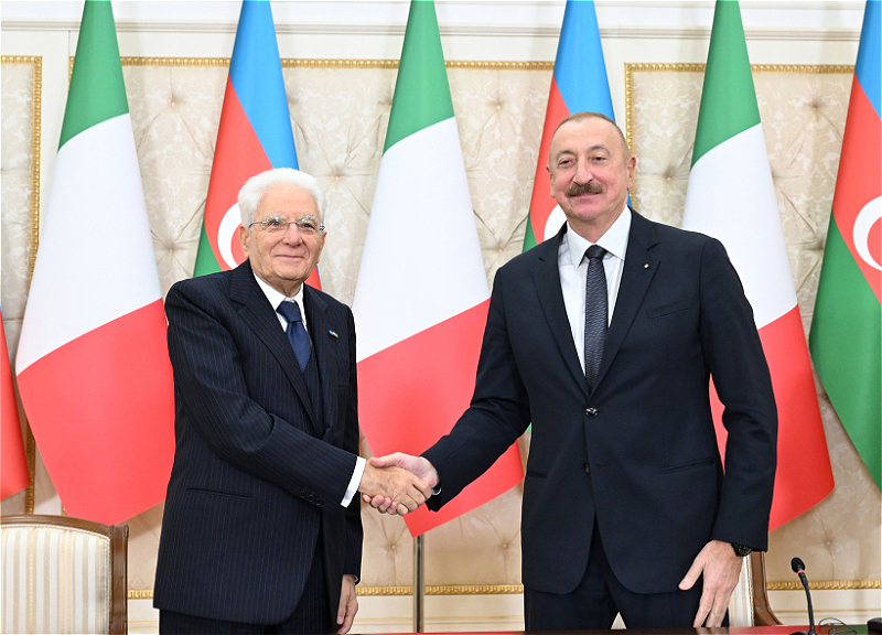 President Ilham Aliyev sends congratulatory letter to President of Italy