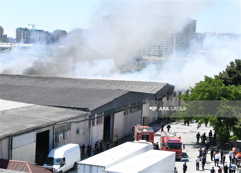 Fire breaks out at facility in Keshla - VIDEO