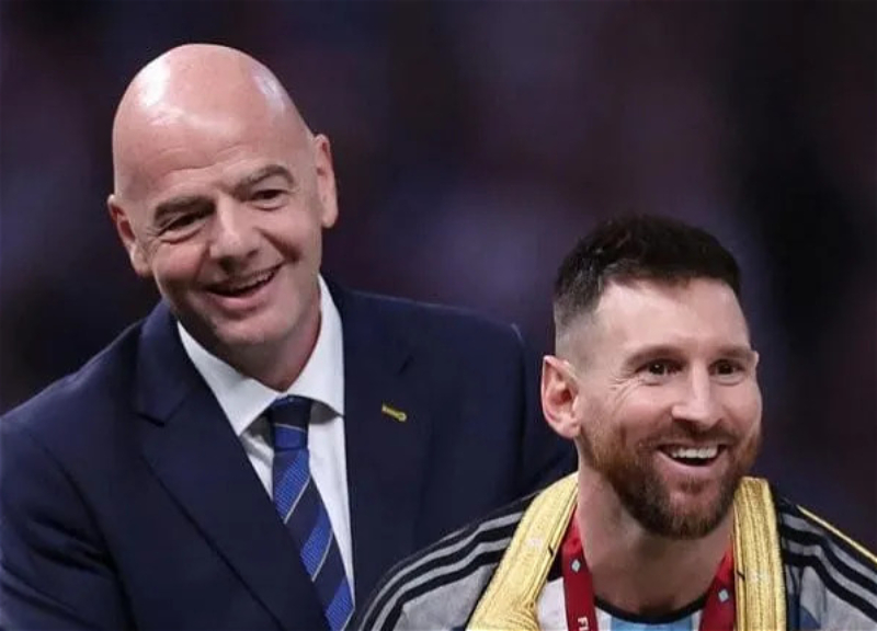 "Football has become the most beloved sport thanks to you": Infantino addresses Messi