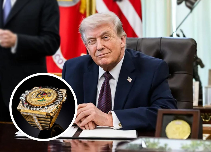 Trump gifted ring with 321 diamonds