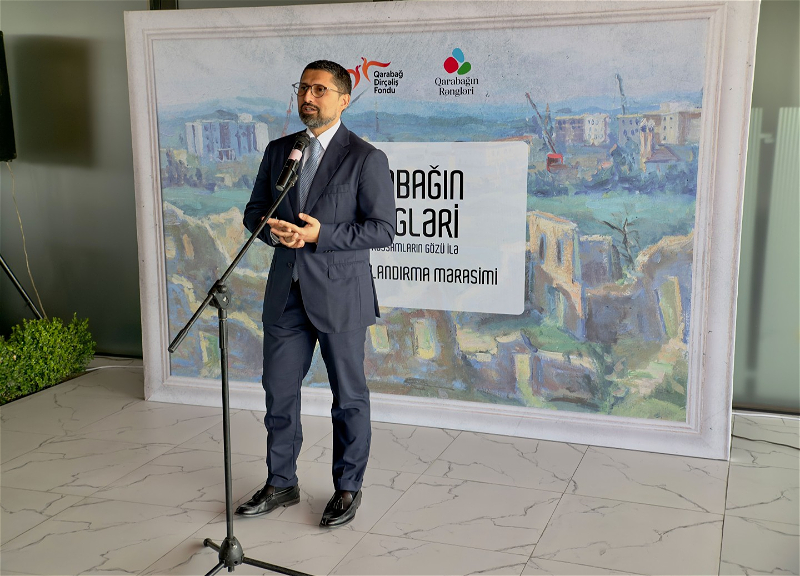 QDF “Qarabağın Rəngləri” (2026) layihəsində iştirak edən gənc rəssamları mükafatlandırdı - FOTO