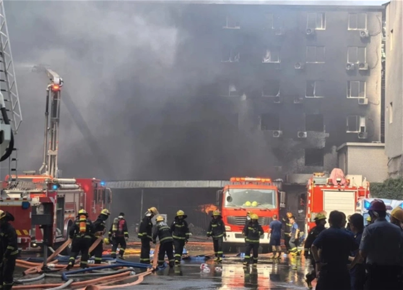 28 people die in fire at shoe factory in China