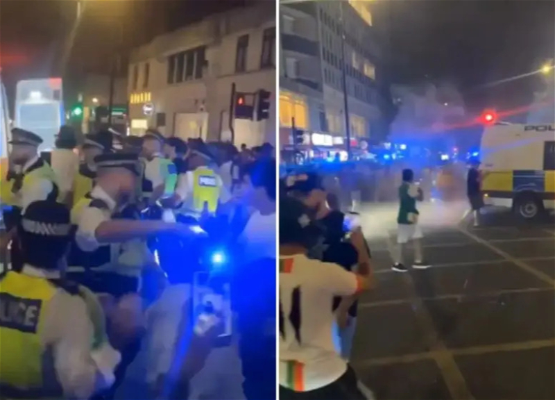 Morocco fans riot in Europe after match with France - photo - VIDEO