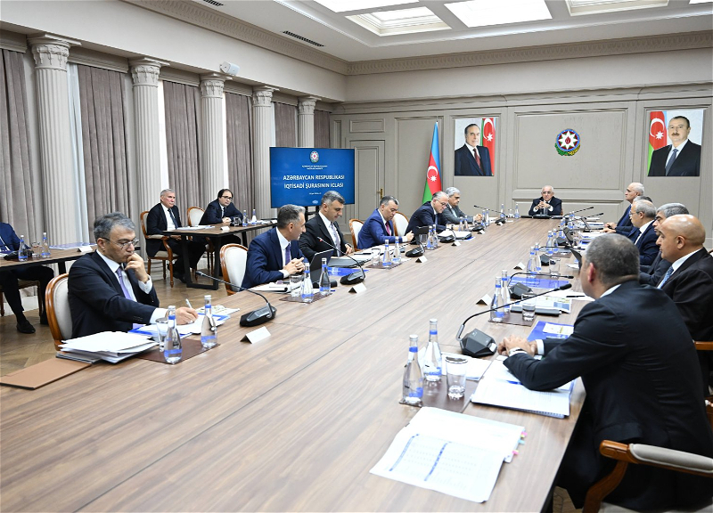 Əli Əsədovun rəhbərliyi ilə İqtisadi Şuranın iclası keçirilib, tapşırıqlar verildi - FOTO