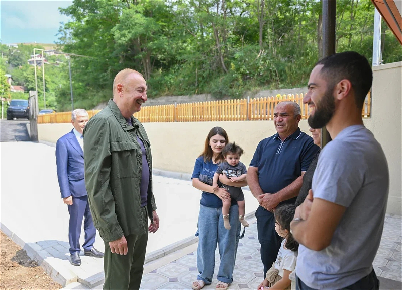 İlham Əliyev: köçkünün həyatı artıq keçmişdə qaldı