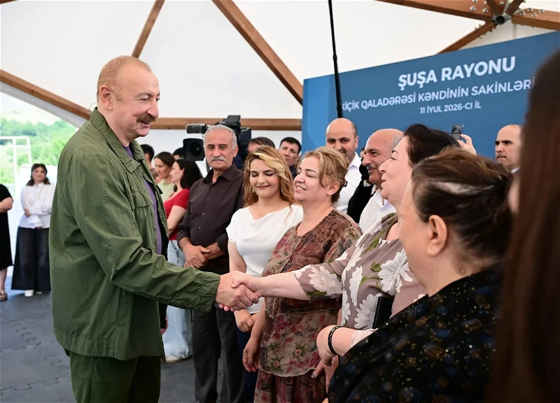 Prezident: ən yeni tarixdə belə birliyi nümayiş etdirən ikinci xalq olmayıb