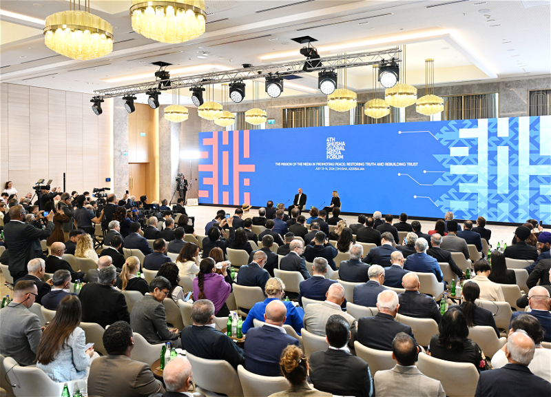 President Ilham Aliyev highlights purpose of Shusha Global Media Forum