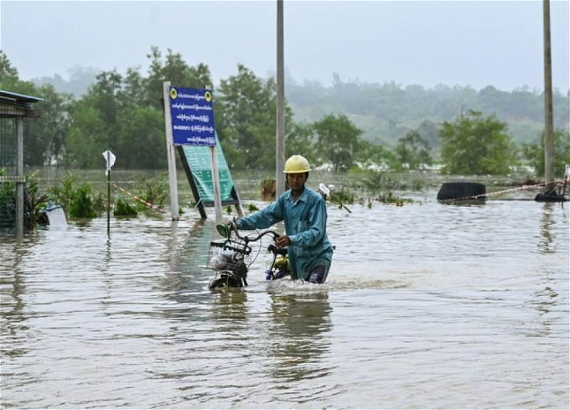 Over 1,600 people evacuated amid flooding in southern Myanmar