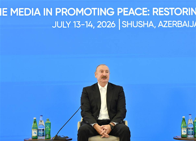 Prezident: Biz sərhədlərimizdə tezliklə sülhün bərqərar edilməsini istəyirik