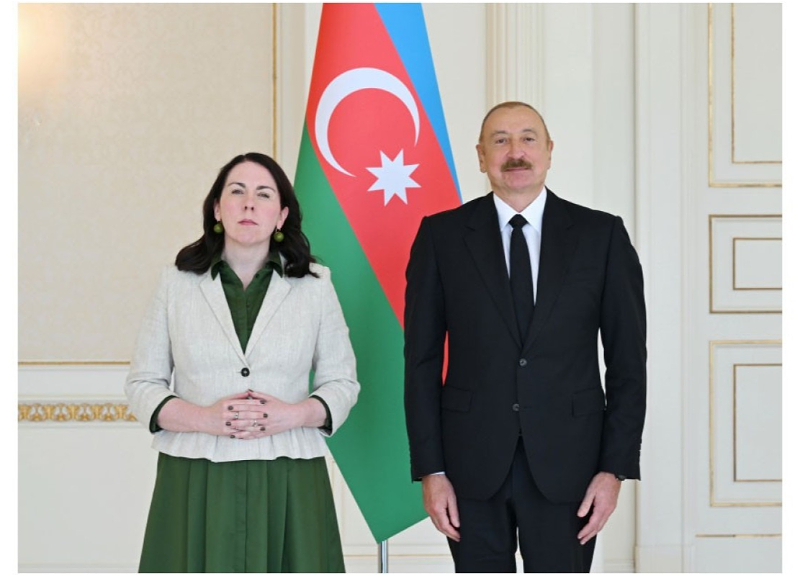 Azərbaycan Prezidenti İrlandiyanın yeni səfirinin etimadnaməsini qəbul edib