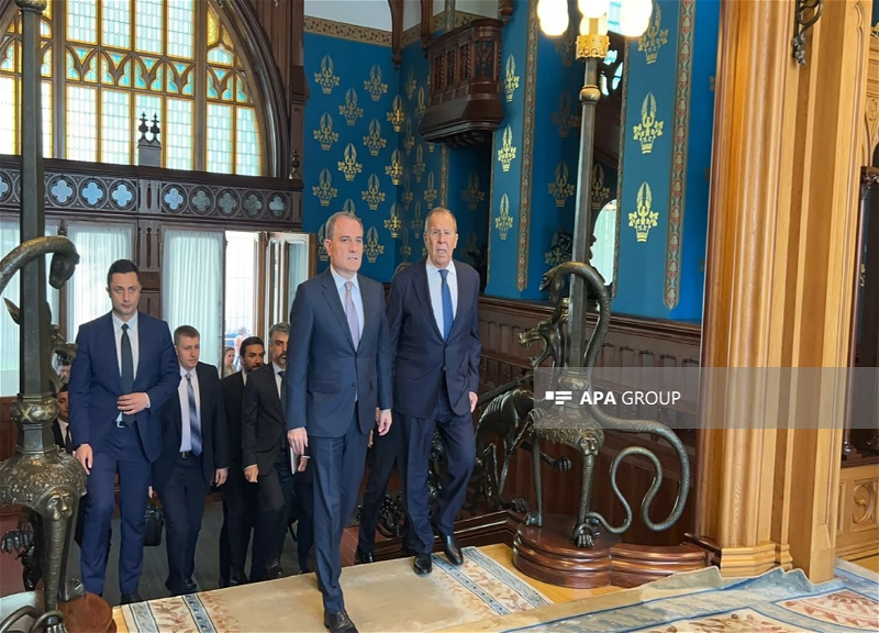 Moskvada Ceyhun Bayramovla Sergey Lavrov  arasında danışıqlar başlayıb