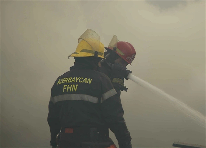 Fire in Khyrdalan multi-story building extinguished