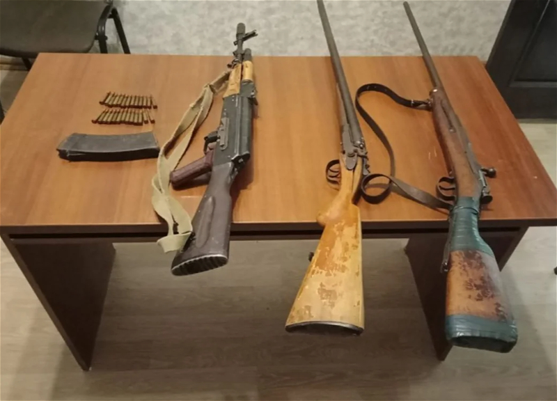21 weapons seized in Azerbaijan over 24 hours