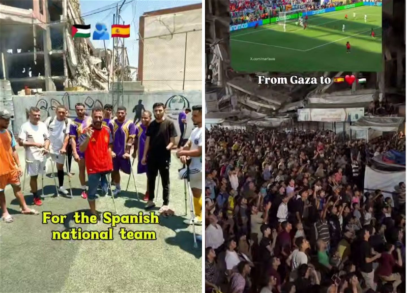 Tired of war, Gaza residents celebrate Spain's triumph at the World Cup - VIDEO