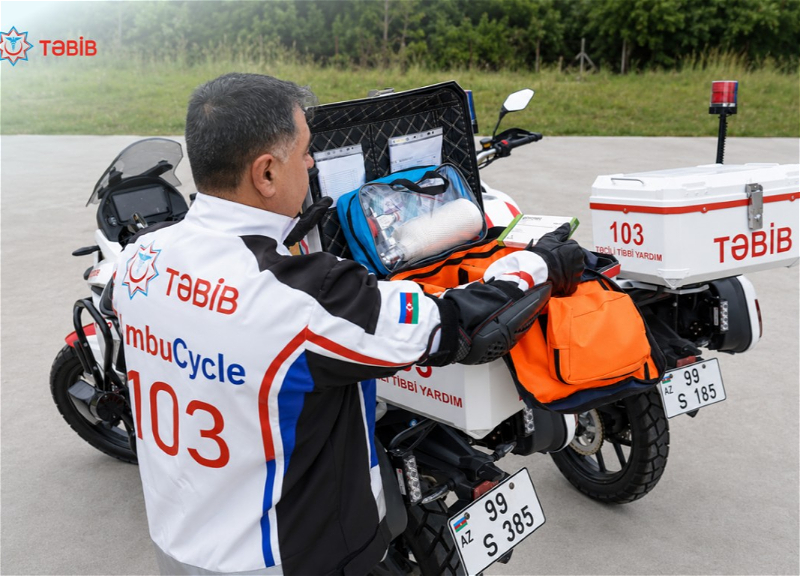 Azərbaycanda təcili tibbi yardımda motosikletlərdən istifadə olunacaq - FOTO