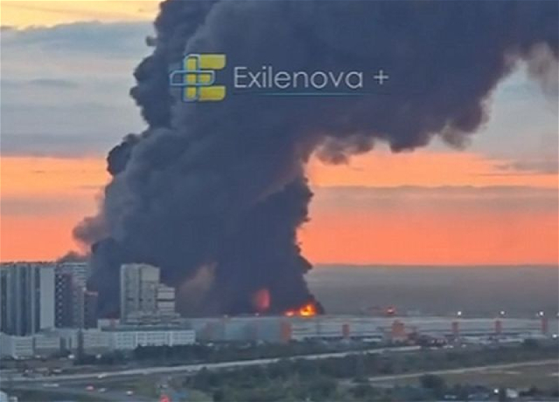 Fire occurred at Wildberries warehouses in Leningrad region after drone attack - VIDEO
