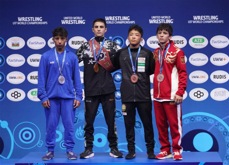 Сборная Азербайджана по борьбе завоевала 7 медалей на чемпионате мира U-17 в Баку