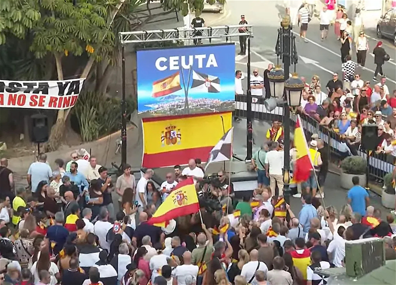 Thousands of Ceuta residents protest against the Spanish government's migration policy - VIDEO