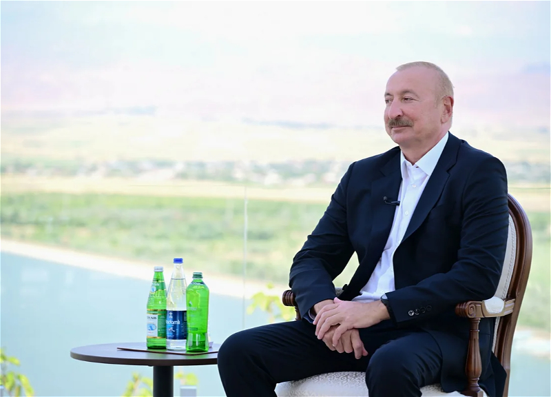 İlham Əliyev Azərbaycan Televiziyasına müsahibə verib