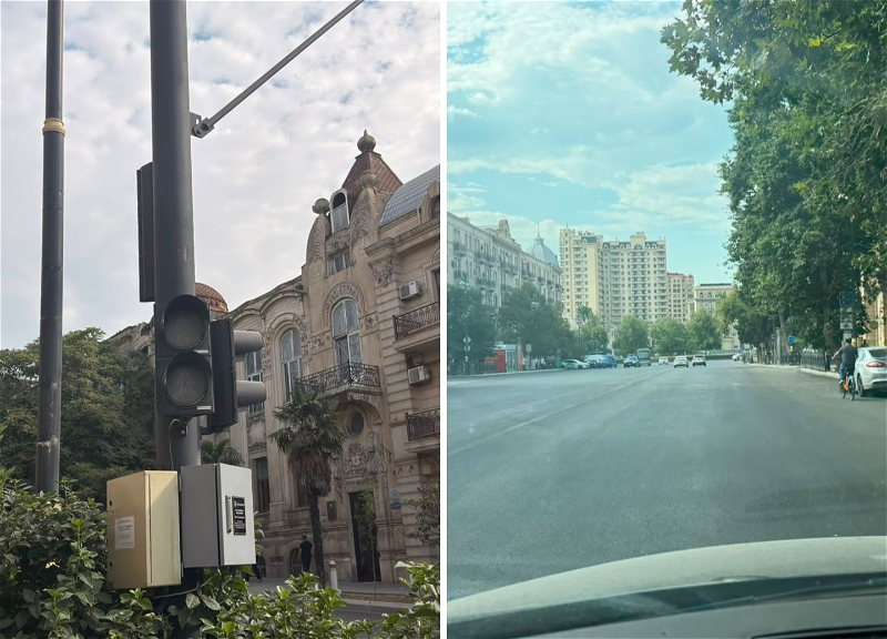 Улицу Шихали Гурбанова наконец открыли для движения, но без дорожной разметки - ФОТО