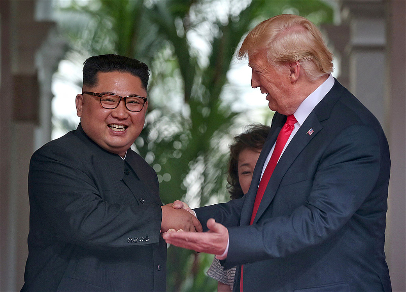 "Very good relations" with Kim: Trump orders scaling back of exercises with South Korea