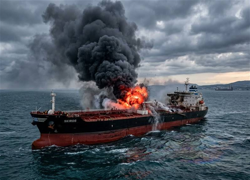 Greek oil tanker Skiros hit near Novorossiysk